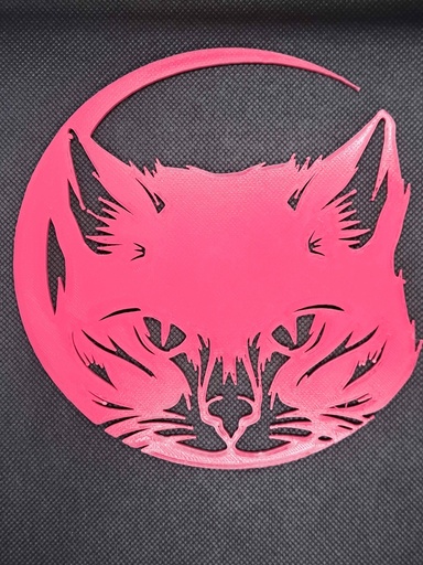 chat lunaire ( fushia )